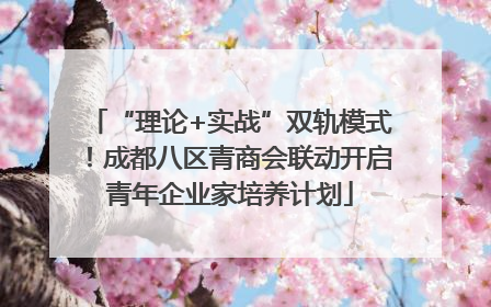 “理论+实战”双轨模式！成都八区青商会联动开启青年企业家培养计划
