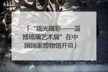 “琉光璃彩——淄博琉璃艺术展”在中国国家博物馆开幕