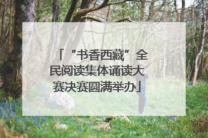 “书香西藏”全民阅读集体诵读大赛决赛圆满举办