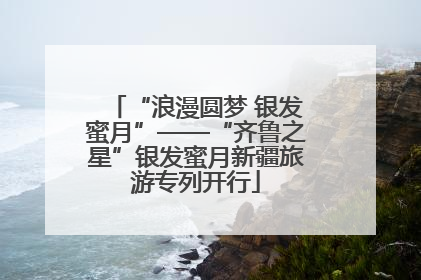 “浪漫圆梦 银发蜜月”——“齐鲁之星”银发蜜月新疆旅游专列开行