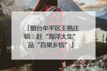 烟台牟平区王格庄镇：赶“海洋大集” 品“百果乡情”