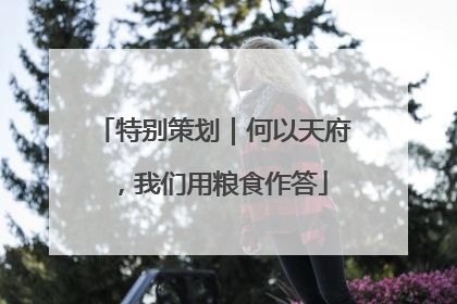 特别策划｜何以天府，我们用粮食作答