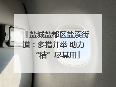 盐城盐都区盐渎街道：多措并举 助力“秸”尽其用