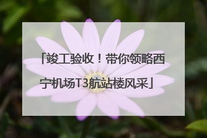 竣工验收！带你领略西宁机场T3航站楼风采