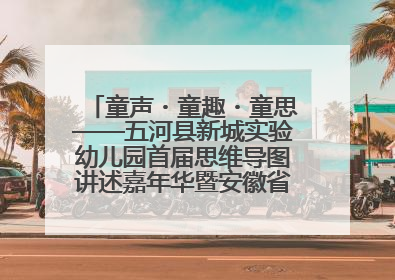 童声・童趣・童思——五河县新城实验幼儿园首届思维导图讲述嘉年华暨安徽省学前教育教研基地园项目阶段性成果展示活动