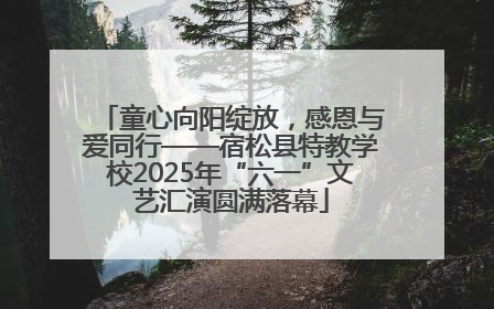 童心向阳绽放，感恩与爱同行——宿松县特教学校2025年“六一”文艺汇演圆满落幕