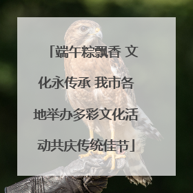 端午粽飘香 文化永传承 我市各地举办多彩文化活动共庆传统佳节