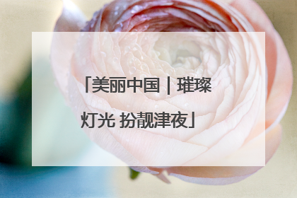美丽中国｜璀璨灯光 扮靓津夜