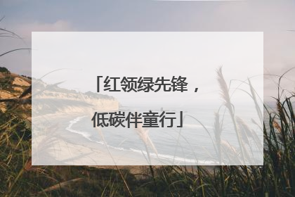 红领绿先锋，低碳伴童行
