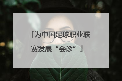 为中国足球职业联赛发展“会诊”