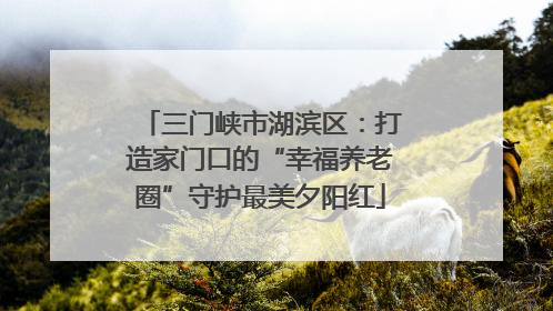 三门峡市湖滨区：打造家门口的“幸福养老圈”守护最美夕阳红