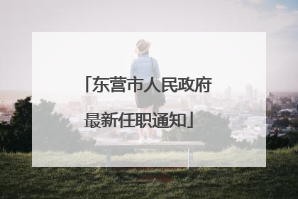 东营市人民政府最新任职通知