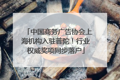 中国商务广告协会上海机构入驻普陀！行业权威奖项同步落户