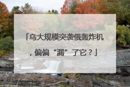 乌大规模突袭俄轰炸机，偏偏“漏”了它？