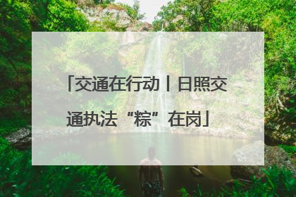 交通在行动丨日照交通执法“粽”在岗