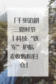 千里追耕·三夏时节丨科技“铁军”护航 麦收颗粒归仓