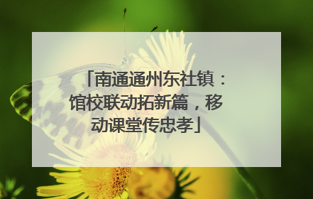 南通通州东社镇：馆校联动拓新篇，移动课堂传忠孝