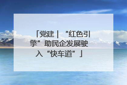 党建｜“红色引擎”助民企发展驶入“快车道”