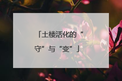 土楼活化的“守”与“变”
