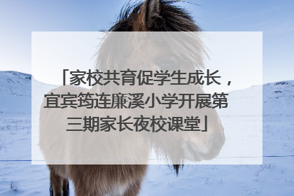 家校共育促学生成长，宜宾筠连廉溪小学开展第三期家长夜校课堂
