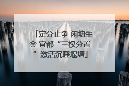 定分止争 闲塘生金 宜都“三权分置”激活沉睡堰塘