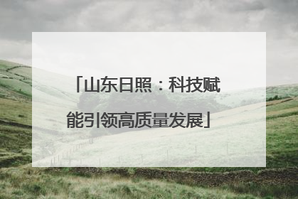 山东日照：科技赋能引领高质量发展