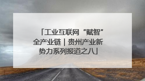工业互联网“赋智”全产业链｜贵州产业新势力系列报道之八