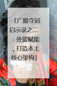 广厦夺冠启示录之二：外援赋能，打造本土核心架构