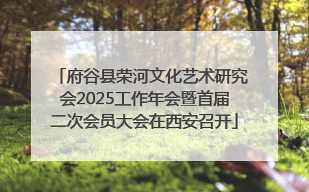 府谷县荣河文化艺术研究会2025工作年会暨首届二次会员大会在西安召开