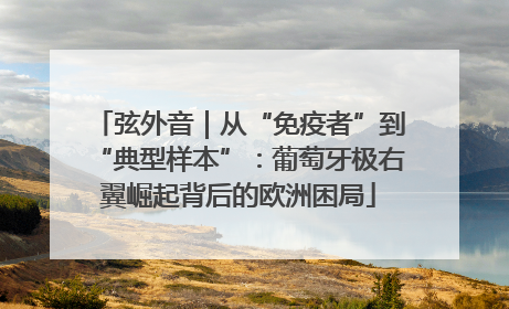 弦外音｜从“免疫者”到“典型样本”：葡萄牙极右翼崛起背后的欧洲困局