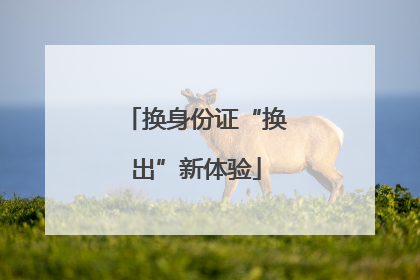 换身份证“换出”新体验