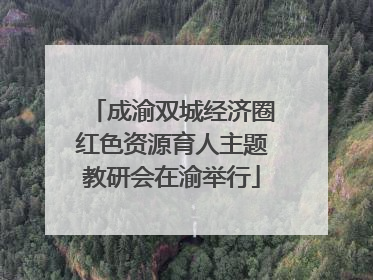 成渝双城经济圈红色资源育人主题教研会在渝举行