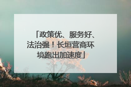 政策优、服务好、法治强！长垣营商环境跑出加速度