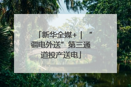 新华全媒+｜“疆电外送”第三通道投产送电