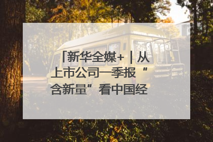 新华全媒+｜从上市公司一季报“含新量”看中国经济发展向“新”