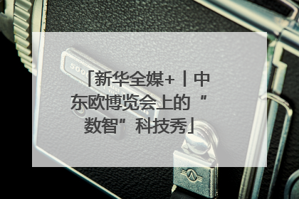 新华全媒+丨中东欧博览会上的“数智”科技秀