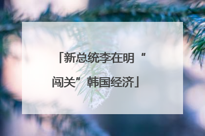 新总统李在明“闯关”韩国经济