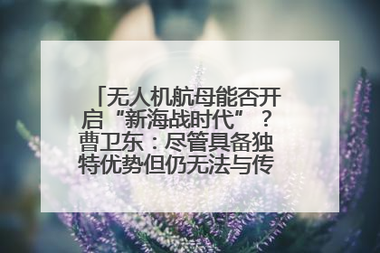 无人机航母能否开启“新海战时代”？曹卫东：尽管具备独特优势但仍无法与传统航母相提并论