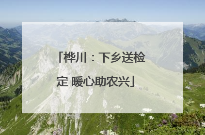 桦川：下乡送检定 暖心助农兴