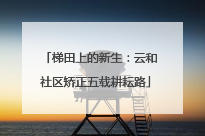 梯田上的新生：云和社区矫正五载耕耘路