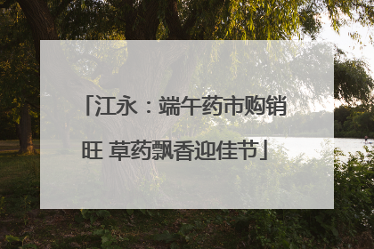 江永：端午药市购销旺 草药飘香迎佳节