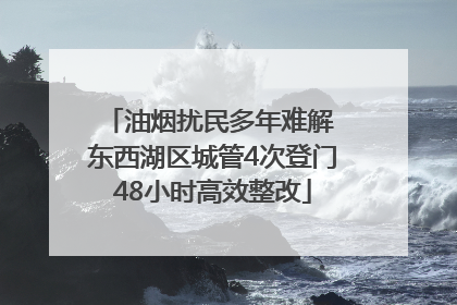 油烟扰民多年难解 东西湖区城管4次登门48小时高效整改