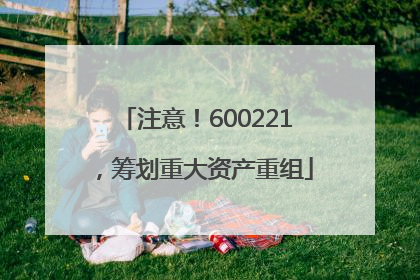 注意！600221，筹划重大资产重组