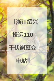 浙江绍兴投运110千伏谢慕变电站