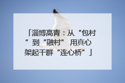 淄博高青：从“包村”到“融村” 用真心架起干群“连心桥”