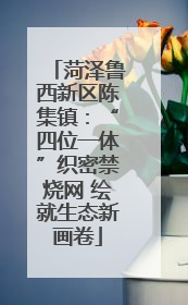菏泽鲁西新区陈集镇：“四位一体”织密禁烧网 绘就生态新画卷