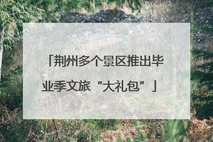 荆州多个景区推出毕业季文旅“大礼包”
