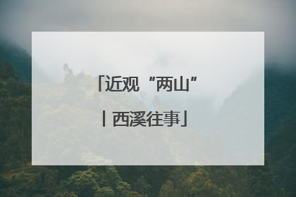 近观“两山”丨西溪往事