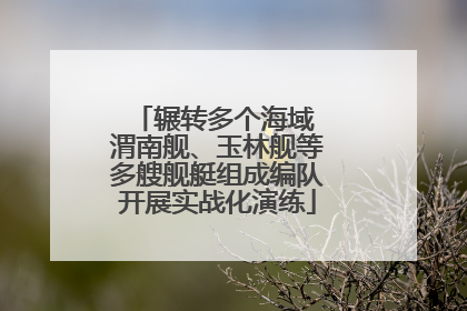 辗转多个海域 渭南舰、玉林舰等多艘舰艇组成编队开展实战化演练