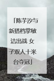 陈芋汐与新搭档掌敏洁出战 女子双人十米台夺冠
